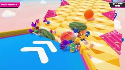 Fruit Chute did not like my first jump