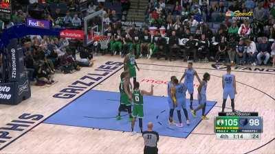 [Highlight] Al Horford flinching off a missed free throw in his 16th NBA season