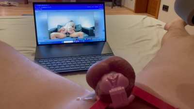 Just a slave watching his Mistress with a BBC