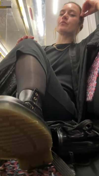 Is it ok if I rest my boots on you?