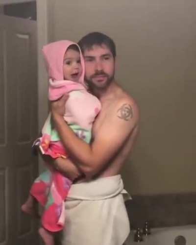 Father and daughter bonding time