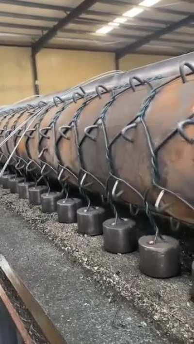 Always wondered how fences were made.