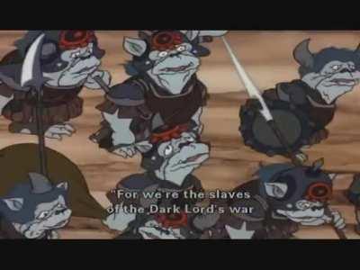 Man, the 1980 Return of the King film had some catchy tunes