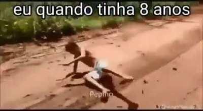 EU quando tinga 8 anos