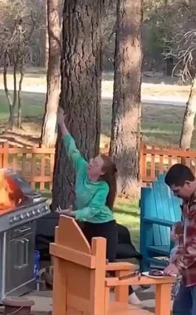 Farting near an open flame