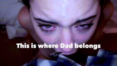 Don’t fight it. This is just the way it is under Daddy’s roof