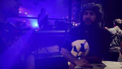 My friend (recording) and me got to meet darkie