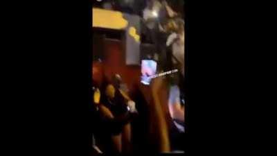 This cop is surely dedicated to his duty.