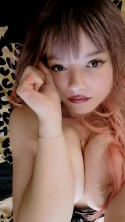 Lick my French boobies