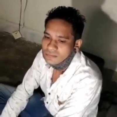 Dara hua Salman Khan . The guy who threw an innocent dog in Bhopal Lake . Arrested