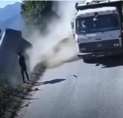 bro looks so used to this happening