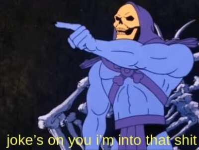 That Skeletor meme but it's animated