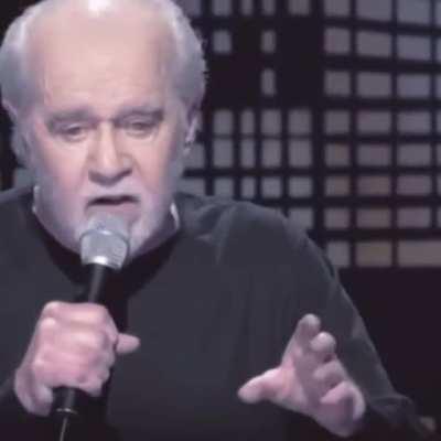 It’s the weekend! Figured I’d post a throwback with a ape that was way ahead of his time! George Carlin! Spot f&$kin on!