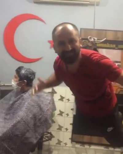 Most normal barber in Turkey
