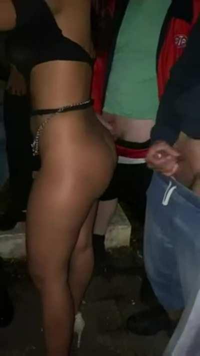 I was in one swing club and I didn’t find a big cock in the glory hole so I had to go to the street to find one. And did a dogging with several boys.