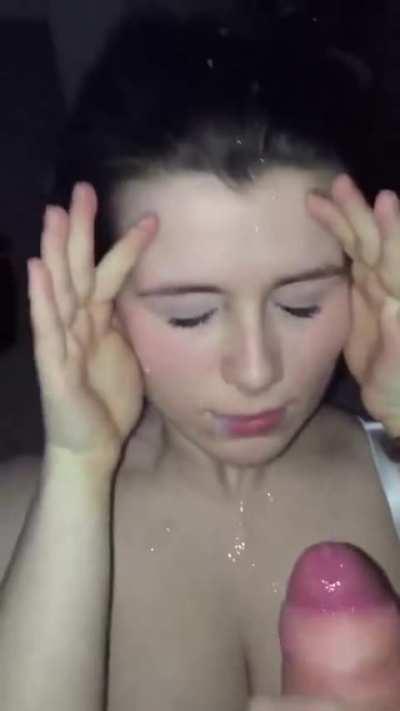 When you lose a bet with your friend and have to get a surprise facial