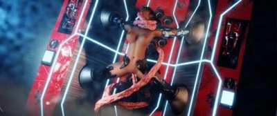 Tentacle-infested rack farks Iris.