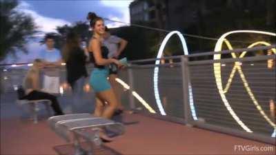 getting frisky in public