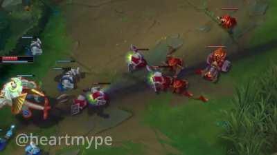 When a lux player is autofilled support :