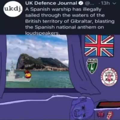Gibraltards coping and seething rn