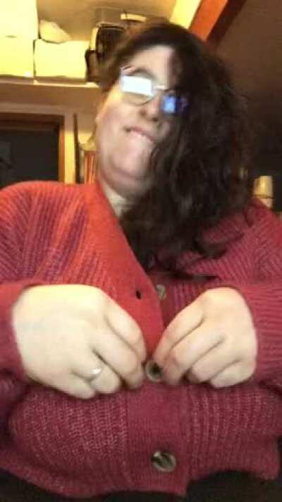 Your chubby coworker flashes you over Zoom...