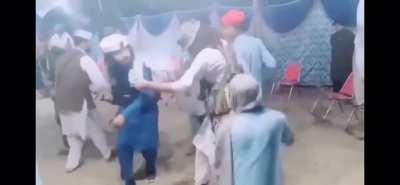 Can someone help me identify the hat the guy in the dark blue man dress is wearing I need it for my recce kit