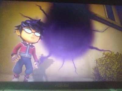 Why is Megumi ducking around in boboiboy 😭