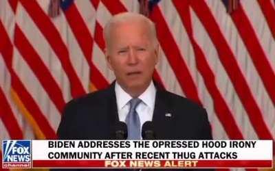 What is Biden saying? 