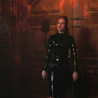 Madelaine Petsch (Cheryl Blossom) Dressed In A Latex Dress
