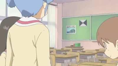All that animation for just a short and almost-pointless scene (Nichijou)