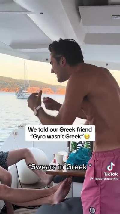 Calmest Greek man 🇬🇷