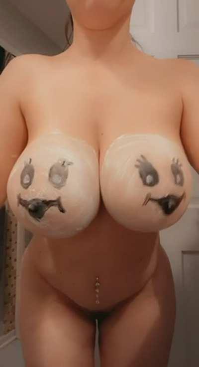 Ghost nipples on my ghost tits