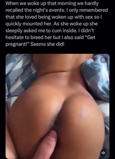 I only remember she loves being woken up with sex 