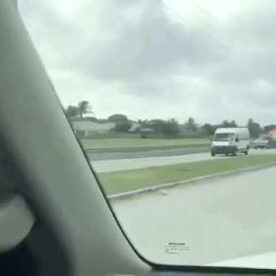 Sir I think your boat is on fire..