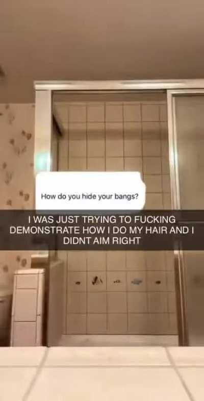 HMC while I do my hair