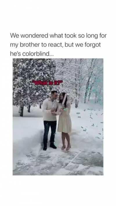 Life is beautiful even without colors