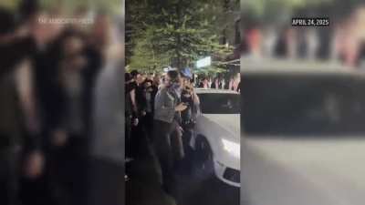 AP News: Zionist Mob chased woman after mistaking her for protester at speech by Israeli security minister: 'They encircled me, threatened to rape me, yelled death to Arabs, kicked me in the back multiple times, spit on me, threw objects at my head, threw