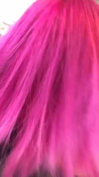 Riding him on the tram ride between terminals!! Boarded the plane with my pussy full of his cum 🙈🙈 [gif]