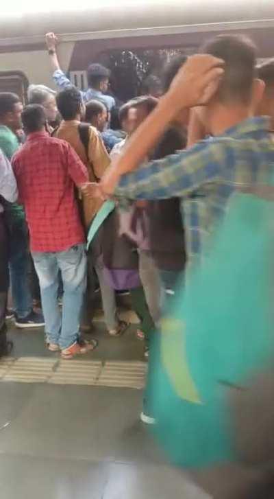 A Normal day in Mumbai Locals