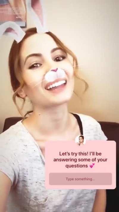 Ivana Answering Questions on Instagram