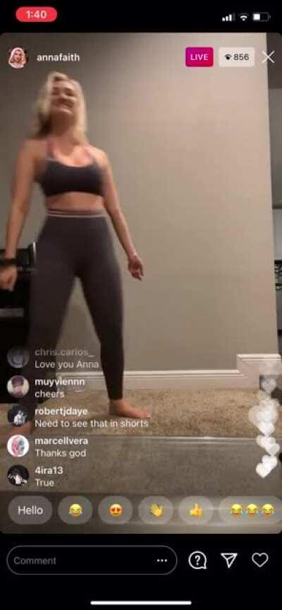 Let me see then hips swing