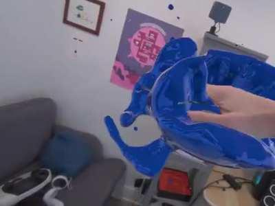 I've found this weird floating fluid, it does have a strong arcane aura, anyone knows what this is?