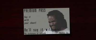 Only card Patrick Bateman will ever need.