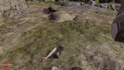 So i found out that limbs still have at least some kind of connection to the enemy, even if they are cut off.