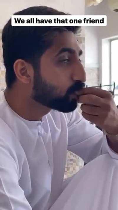 A vegetarian Arab and his Based friend