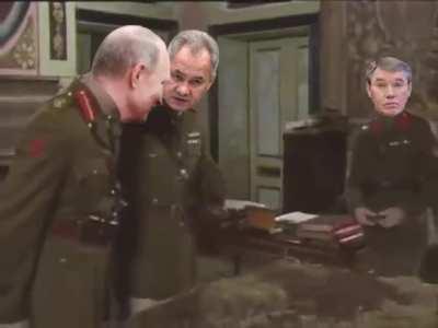 Gerasimov’s daily military briefing to Putin and Shoigu