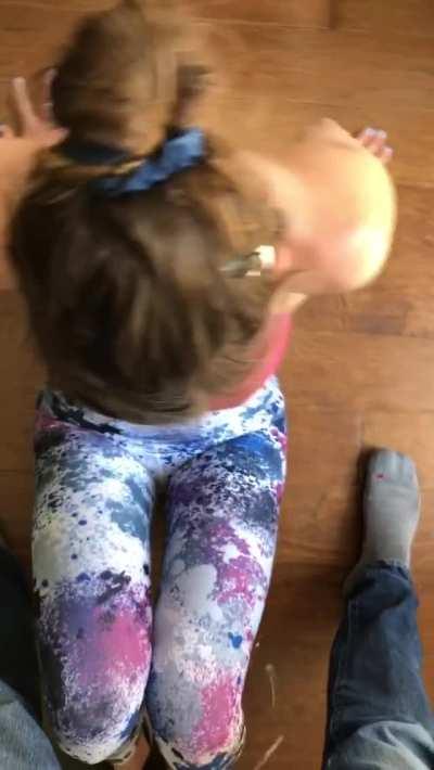 Giddy with excitement