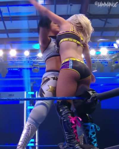 Bayley giving our girl a spanking