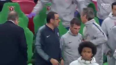 Goalkeeper wants to be the main character and refuses to be subbed off and ultimately costs them the game when they lose on penalties 