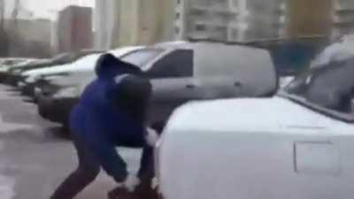 In Soviet Russia, idiots car you.